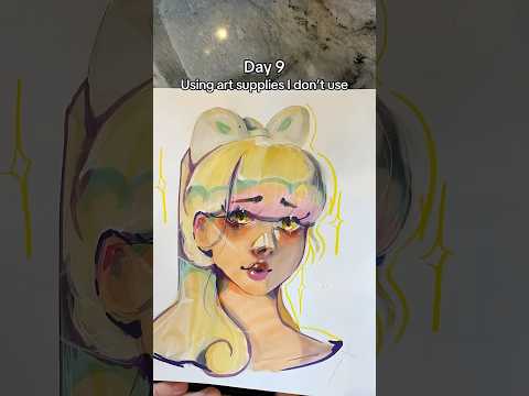 The names Ariana! #art #portraitart #portrait#artist #painting #markers #alcoholmarkers #ocartist