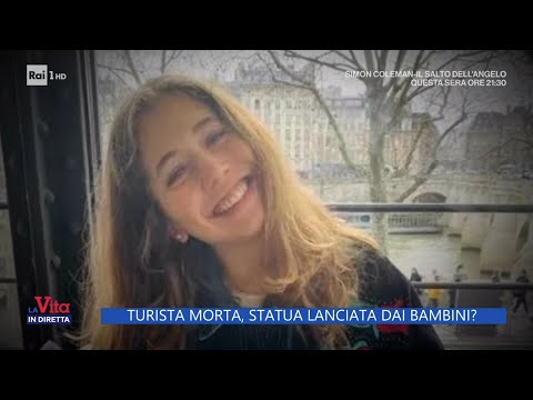 Turista morta, statua lanciata dai bambini? - La Vita in diretta - 18/09/2024