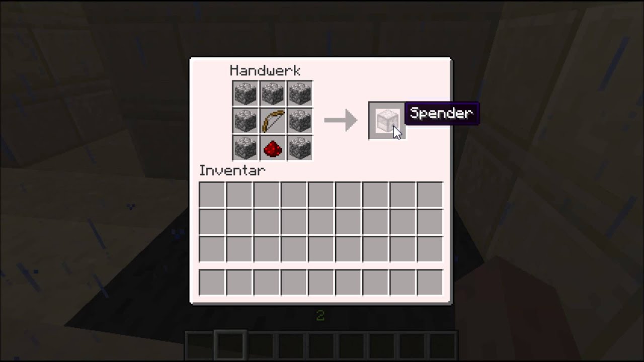 Minecraft Spender Craften - YouTube