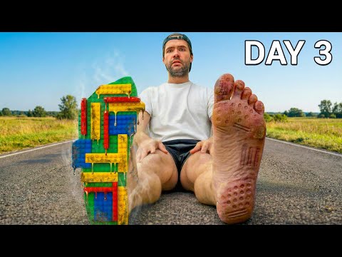 I Walked Across an Entire Country in Lego Shoes