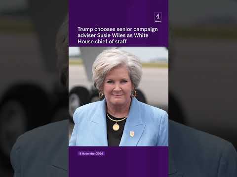 Trump chooses senior campaign adviser Susie Wiles as White House chief of staff