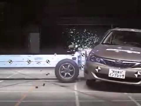 Видео краш-теста Subaru Impreza 2005 - 2007