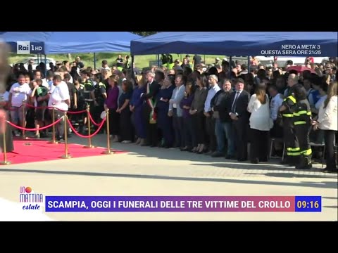 Scampia: oggi i funerali delle tre vittime del crollo - Unomattina estate 29/07/2024