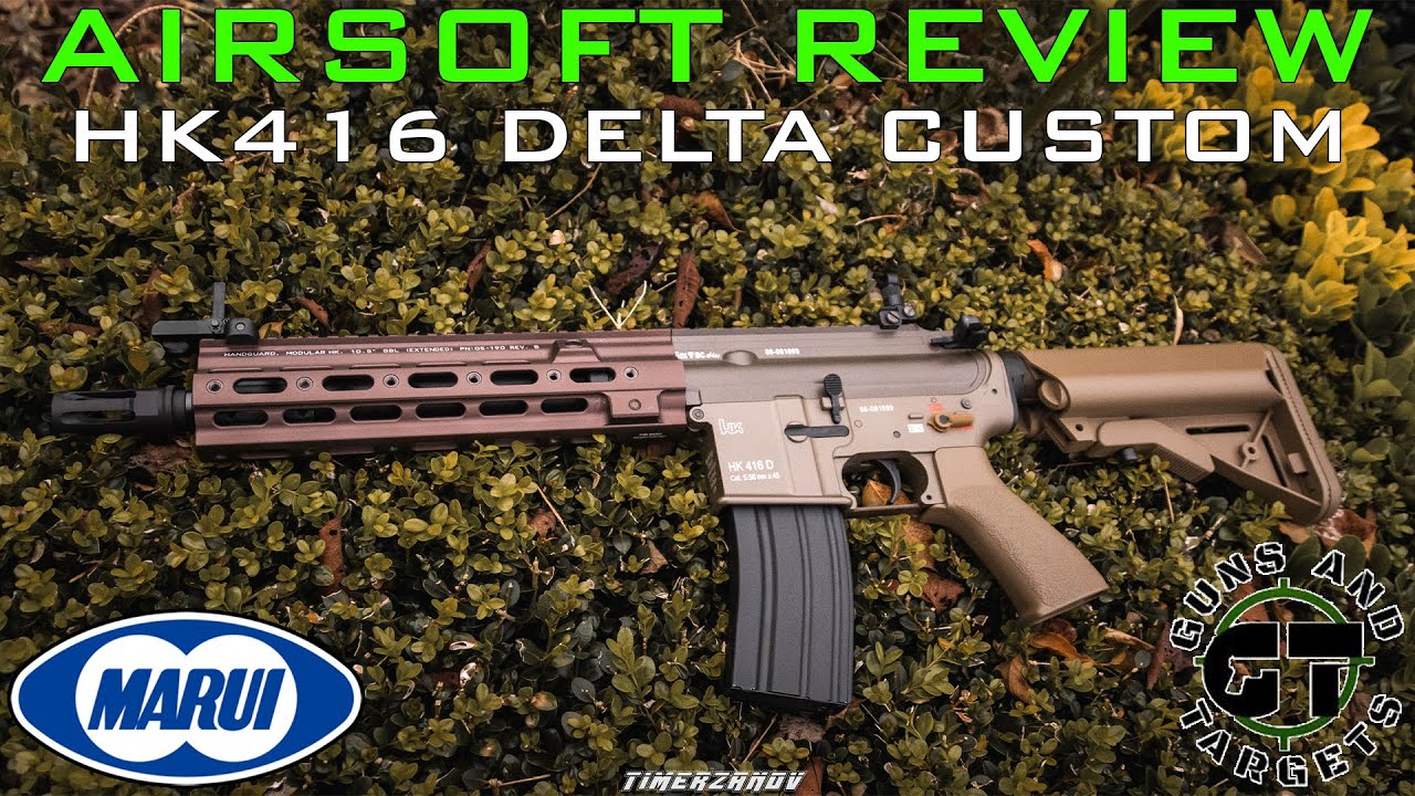 Airsoft Review #117 HK416 Delta Custom Next Gen Tokyo Marui EBBR (GUNS AND TARGETS)