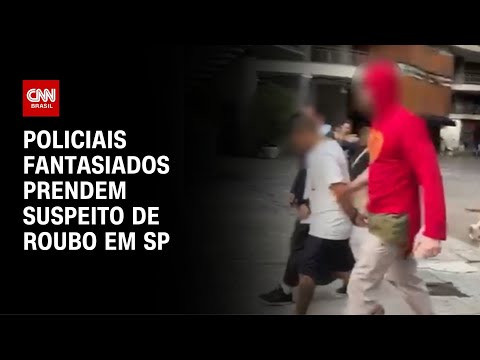 ​Policiais fantasiados prendem suspeito de roubo em SP | CNN NOVO DIA