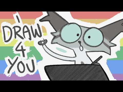 Live Commission Stream! Order a live doodle PRIDE EDITION