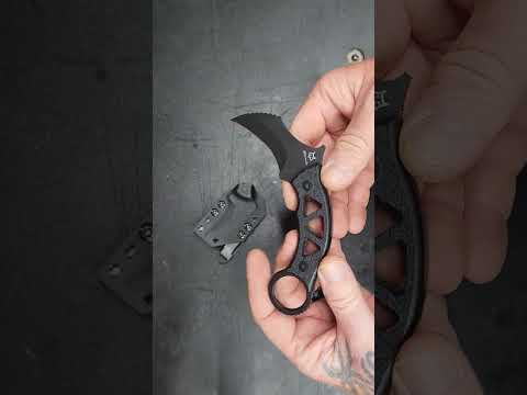 Fox Knives Tribal Fixed Blade Karambit Knife Designed By Doug Marcaida