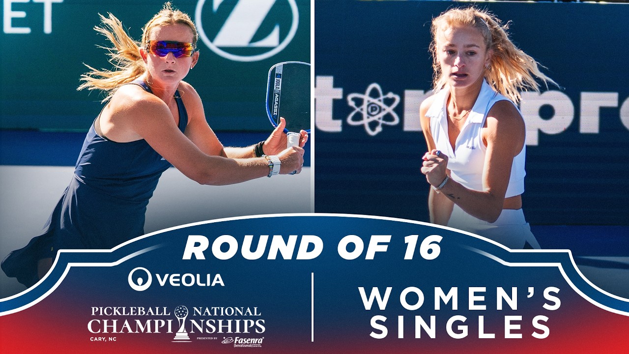 Kate Fahey v Hannah Blatt at the Veolia Atlanta Pickleball Championships
