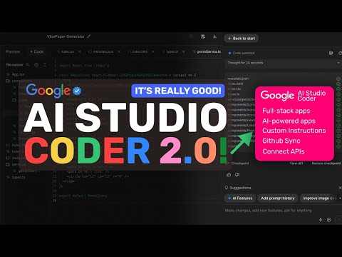 Google AI Studio Coder 2.0: Ready for Gemini 3! Google just Leveled-up their FULLY FREE AI Coder!