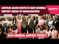 Gautam Adani News | Gautam Adani Meets Differently Abled Workers At Navi Mumbai Airport Project