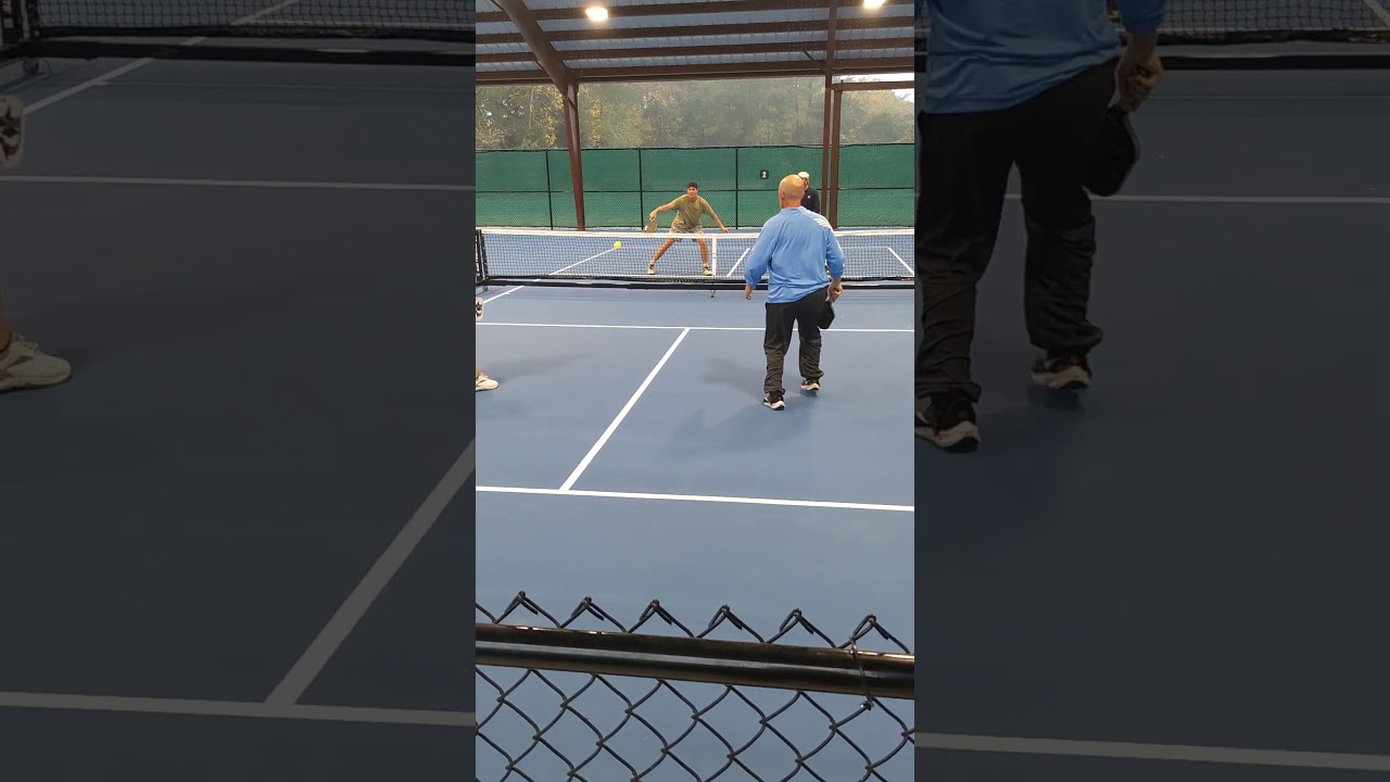 bad reset = good finish #pickleball #pickleballplayers #pickleballdoubles