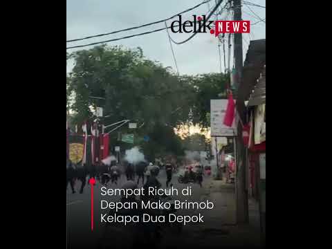 Sempat Ricuh di Depan Mako Brimob Kelapa Dua Depok