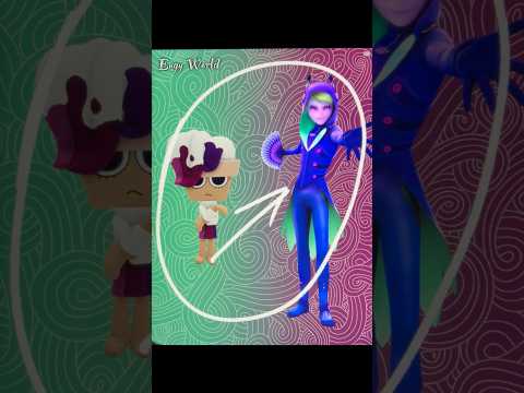 Brusha Dandy’s world + Argos Miraculous mixing characters #dandysworld #miraculous #ai #shortsart