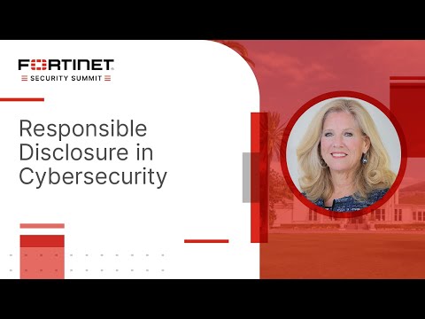 Responsible Disclosure in Cybersecurity | 2023 Security Summit at the Fortinet Championship