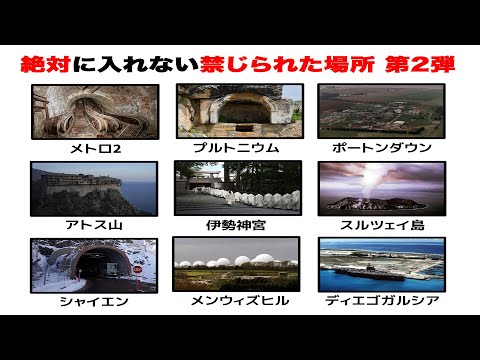 立ち入りが禁じられた絶対に入れない場所(第2弾)