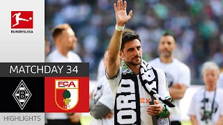 Stindl Farewell With A Win | Borussia M’gladbach — FC Augsburg | Highlights | MD 34 Bundesliga 22/23