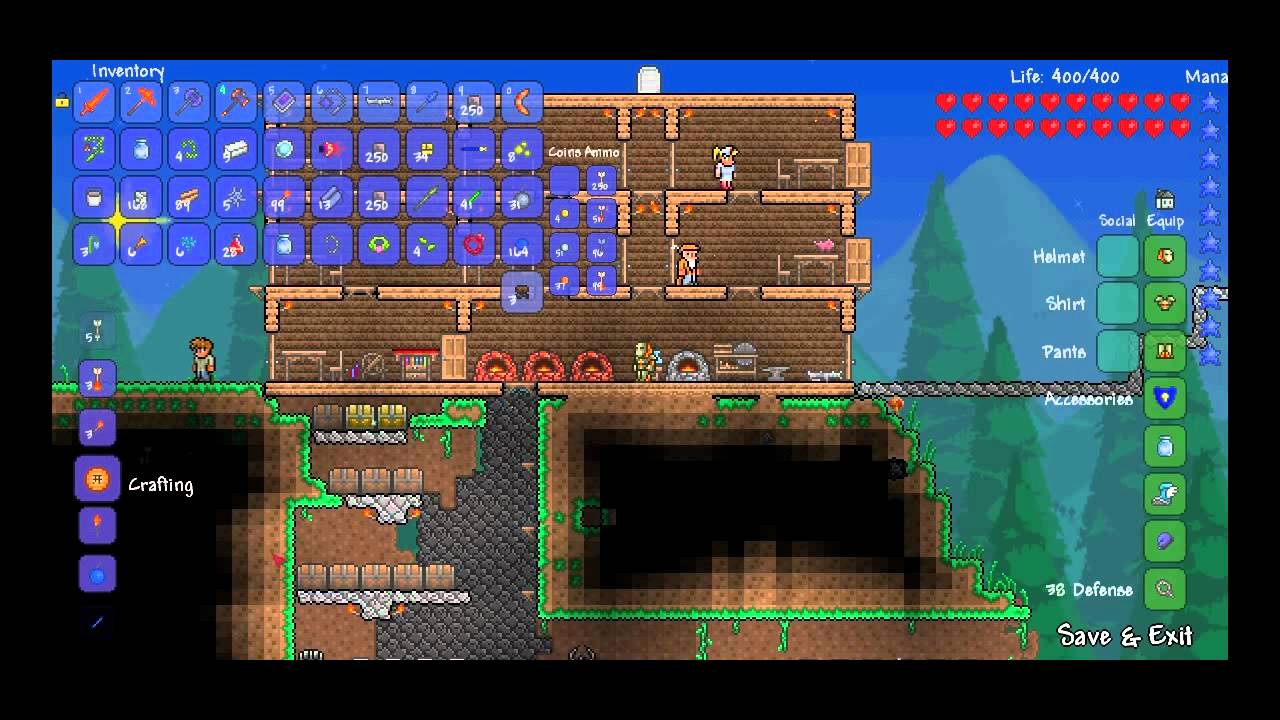 Terraria 1 1 2 como fazer cama youtube
