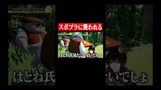 スポブラに襲われる