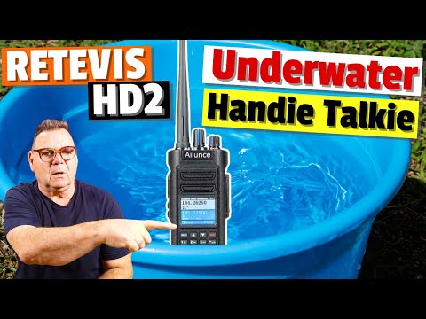 Completely Waterproof Retevis HD2 Handy Talkie / Walkie Talkie