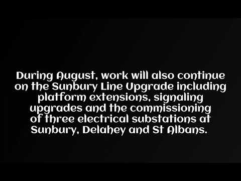 Sunbury Level Crossing Removal reaches halfway milestone