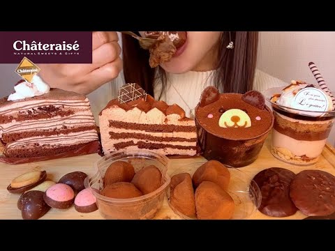 シャトレーゼのチョコスイーツ好きなだけ食べる！🍫【スイーツちゃんねるあんみつの食レポ】