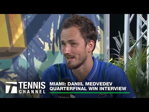 Daniil Medvedev: 2023 Miami Quarterfinal Win Interview