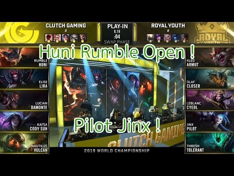 CG(Cody Sun カイ=サ) VS RYL(Pilot ジンクス) Play-In KO M2G1 - Worlds 2019 Play-In Knockout