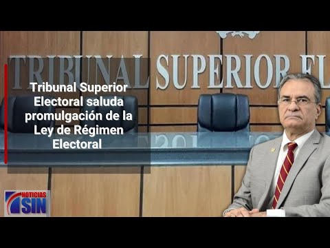 TSE saluda promulgación de la Ley de Régimen Electoral