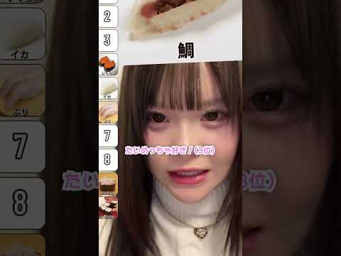 好きなお寿司ランキング！  #さくらチャンネル  #さくら #ランキング
