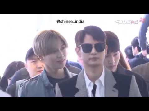 SHINee @ Incheon Airport heading to Dubai for SMTown World Tour VI l SHINee World From Now On 2018