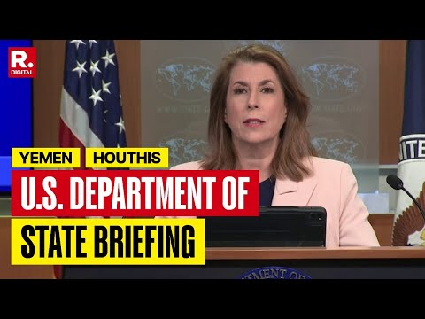 LIVE: U.S. Department of State's Tammy Bruce Announces Sanctions Against International Bank of Yemen