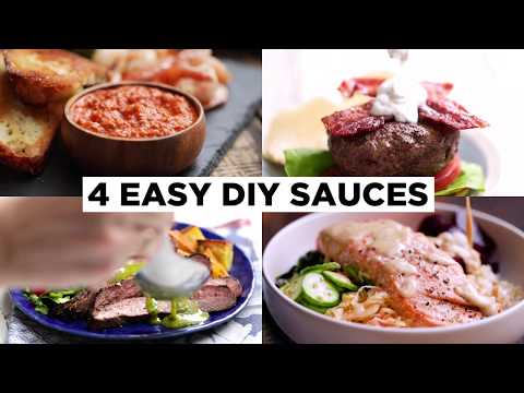Every Great Dish Needs a Sidekick! 4 Easy DIY Sauces That Will Save the Day