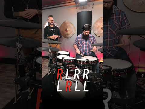Quick lick with @rdavidr #shorts #drumlesson #paradiddle