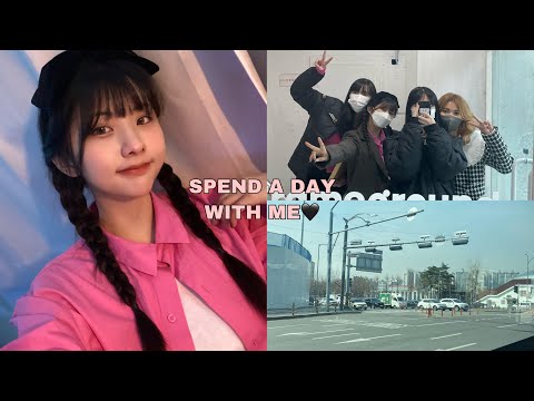 SPEND THE DAY WITH ME♡ 였는데 어쩐지 grwm가 되어버린.... | 일본 가기 전 한국에서 찍는 마지막 GRWM🤭, vlog
