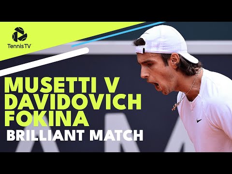 Lorenzo Musetti vs Alejandro Davidovich Fokina Brilliant Tennis | Hamburg 2022 Quarter-Final