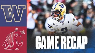 Washington dominates Washington State in 117th Apple Cup | Highlights & Reaction