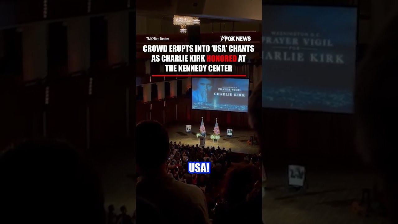 WATCH: Patriotic Americans celebrate Charlie Kirk's life and legacy #shorts #usa #news #new #media