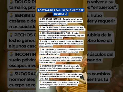 POSTPARTO REAL lo que NADIE te cuenta 🤱 #PostpartoReal #MaternidadReal #PrimerasSemanas