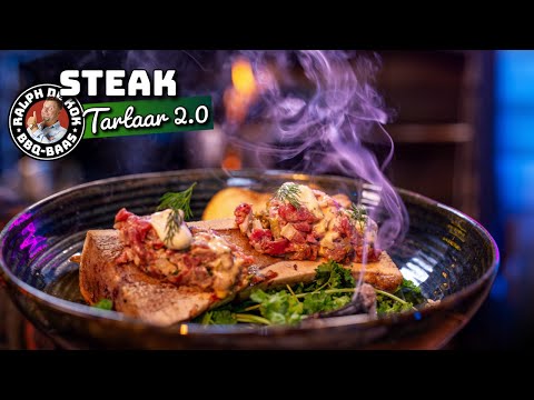 Ik maak het ULTIEME meatlovers recept: STEAK TARTAAR op gegrild beenmerg op de BBQ!