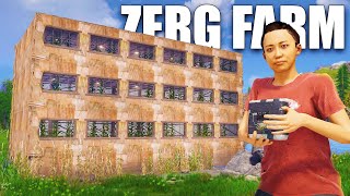 YouTube thumbnail for Blazed's video titled 'i raided a Clan farm...'
