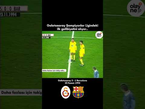 Galatasaray ilk Şampiyonlar Ligi galibiyetini alıyor.. #galatasaray #viral #futbol #shorts #fypシ