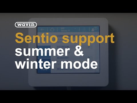 Sentio Support -  how to set winter & summer mode