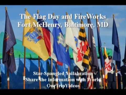 Pictures of The Flag Day and FireWorks at Fort McHenry, Baltimore, MD, US