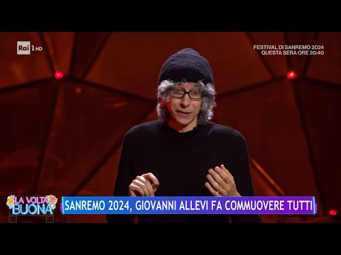 Sanremo 2024, Giovanni Allevi fa commuovere tutti - La Volta Buona 08/02/2024