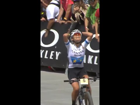 Loana Lecomte’s dominant UCI XCO World Cup victory in Lenzerheide 2023! 🔥🇨🇭