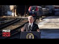 WATCH LIVE: Biden gives remarks on bipartisan infrastructure law at New York rail tunnel project