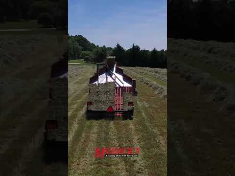 Oddly Satisfying to watch. Kuhns AF15 mechanical hay accumulator | #shorts Picture