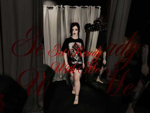 GRWM: Valentine monochromatic red ❤️🖤❤️ #alternativefashion #gothmakeup  #gothfashion