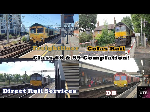 Class 66s & 59s Sheds 2022 Complation