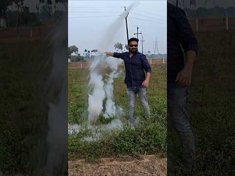 Liquid Nitrogen Rocket & Newton's 3rd Law!! #shorts#yt shorts#Curiosity#science shorts#experiment